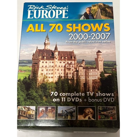 Rick Steve’s EUROPE All 70 Complete TV Shows On 11 DVD 2000-2007 - Picture 1 of 8